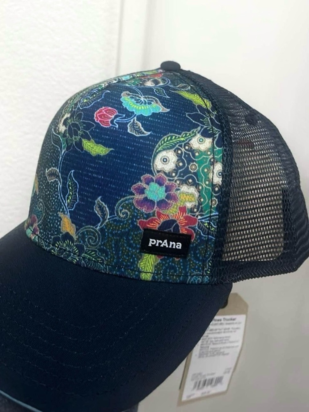 New with tags: Prana Navy Pines Trucker Cap